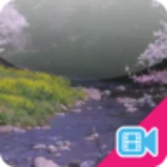 spring river live wallpaper android application logo